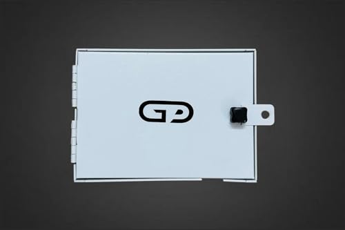 Techarge Outdoor All Electric Vehicle Charger Wall Mount SAFETY Box with 32 Amp MCB Circuit Breaker / 15A socket। Powder Coated Metal Box with Lock...