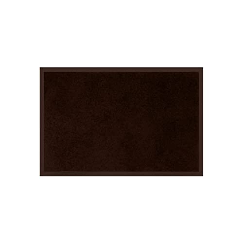 Acomoda Textil – Felpudo Atrapapolvo de Entrada, Alfombra Rectangular de Goma Resistente y Antideslizante. Alfombrilla Acolchada de Fácil Limpieza Ideal para Interior y Exterior. (Negro, 60x80 cm)