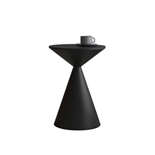 Table d'appoint décorative en métal robuste avec plateau rond moderne - 2