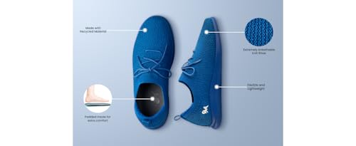 Image of Neeman's ReLive Knit Casual Lace Up Sneakers for Men | Trendy, Lightweight, Breathable Stylish Shoes | Padded Insole for Extra Support | Walking, Travelling, Outdoor Shoes for Men