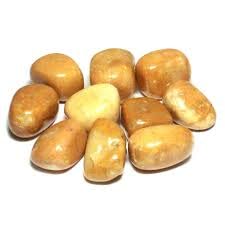 Crystal Yellow Zade Tumble Stone | 50gm Tumbled Gemstones | Reiki Healing Stones | Home Decor Pebbles | Aquarium Gravel | Garden & Table Decor