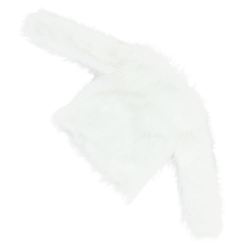 Manteau LED femme avec veste fourrure synthétique blanche lumineuse pour tenue de soirée