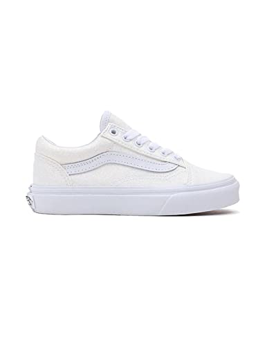 VANS Sneaker für Mädchen, Old Skool, glänzend, weiß, 29 EU