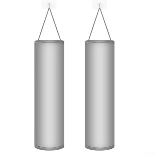 Organizador de almacenamiento de bolsas de plástico, impresiones elegantes, apertura ancha, fácil de colgar, marrón/negro/gris, paquete de 2 (gris)