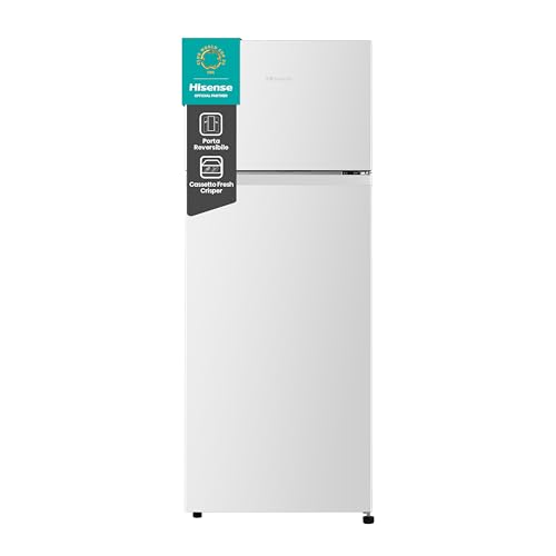 Hisense MTM55206F Frigorifero Doppia Porta a Libera Installazione Modello 2022, 206 L, Bianco