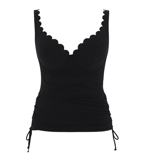 Panache Women's Selena Plunge Tankini Top – Adjustable, Supportive & Stylish Swimwear3