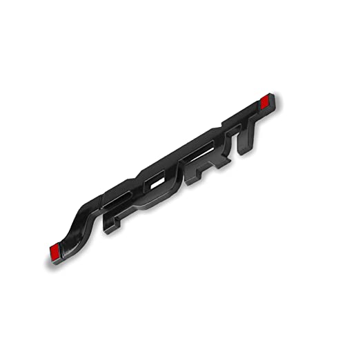 Image of ASUBHA 3D Metal Car Sport Sticker, Car Side Fender Rear Trunk Emblem Badge Decals, Auto Tailgate Sport Logo Decoration Accessories Universal for Car Truck SUV Pickup Models