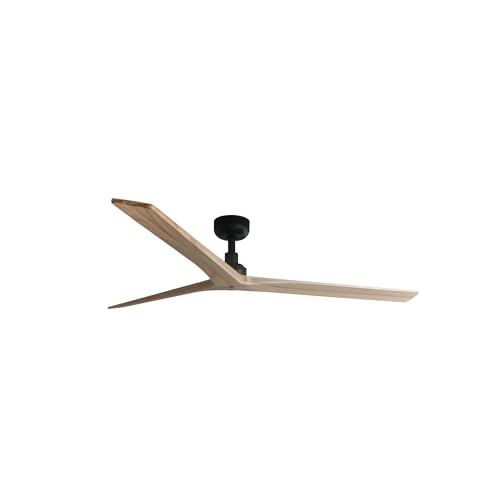 FARO BARCELONA 34282 - Ventilateur noir/bois chêne