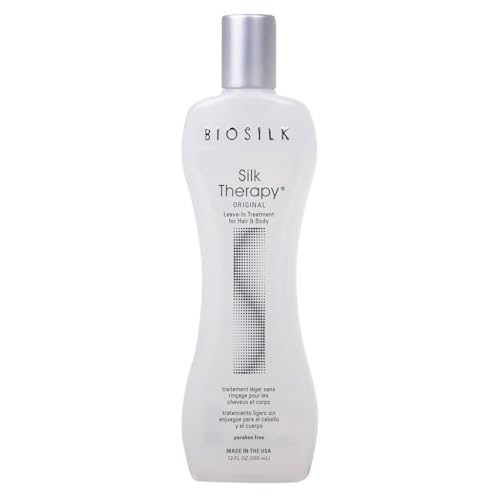 BioSilk Silk Therapy Original, Reconstructing Leave-In Hair Treatment, Adds Shine, Smooths &...