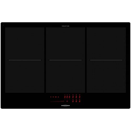 Oranier Backofenset autark Flächeninduktionskochfeld 80 cm FLI 2086 mit schwarzem Pyrolyse Einbaubackofen EBP 9872 – Bild 4