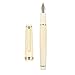 Business Golden Clip Fountain Pen Screw Cap Fine Nib 125mm Writing Gift