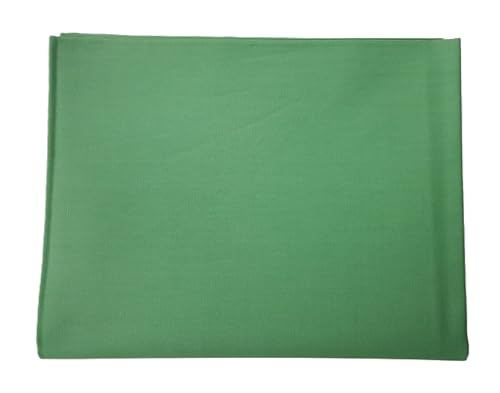 Image of Pure Cotton Poplin Unstitched Fabric 2.2 Meters x 32 Inches Solid Colour Cloth Material for Women's Saree Skirts, Petticoats, Pyjamas, Patiyala Pants, Salwar Etc. (Mint Green)
