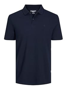 JACK & JONES Male Poloshirt Einfarbig Poloshirt