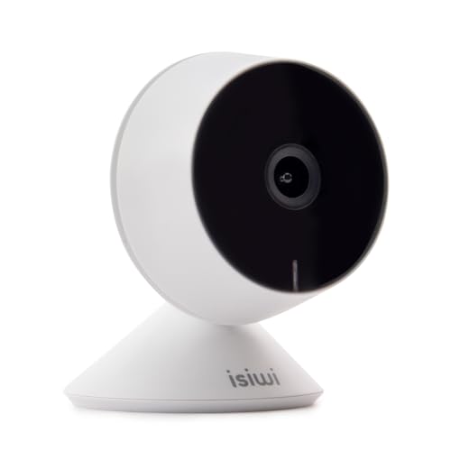 Ring Telecamera IP WiFi interno Isiwi per sorveglianza domestica avanzata, Risoluzione HD 1080P, Rilevazione di movimenti e suoni anomali, Audio bidirezionale, Baby Monitor con Visione Notturna