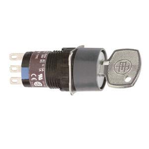 Sélecteur Rond clé 2 pôles Schneider elec pic avec isolation de contact 2nanc