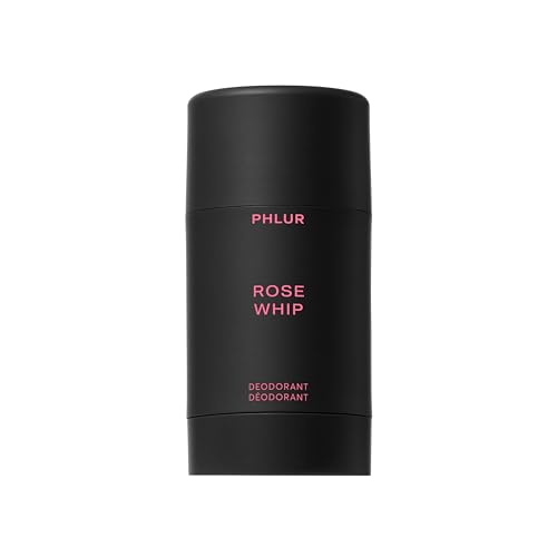 Image of PHLUR Rose Whip Natural Deodorant, 1.76 Oz - Aluminum Free | Deodorant for Women & Men, Long Lasting Odor Protection with Rose, Pink Pepper, Amber & Musk, Deodorant Stick