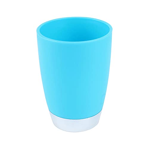 Bathroom Sets,6Pcs Bathroom Accessory Set Tumbler Toothbrush Holder Bin Soap Dish Dispenser for Hoem Bathroom Hotel Blue - Image 4