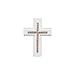 Foreside Home and Garden White Cross with Wood Beads Wall DÃ©cor
