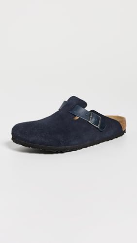 Image of Birkenstock Men's Boston Clogs, Midnight, 8 Medium US