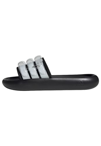 adidas Unisex adulto Adilette Clogs, Core Black / Cloud White / Core Black, 40.5 EU