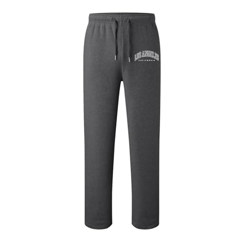Boys Sweatpants Straight Leg Letter Graphic Baggy Pants Ahtletic Workout Fleece Joggers School Uniform Pants with Pockets2