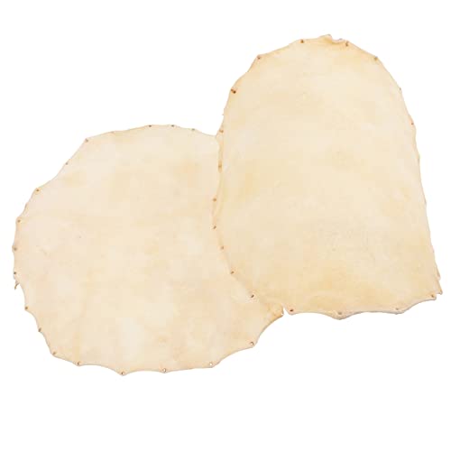 Toddmomy 2pcs African Drum Replacements for Drum Heads Low Volume Easy Storage for Drum Practice