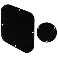 Fits Genuine USA Les Paul Standard and Custom, will NOT Fit Epiphone 4 mounting screw holes on backplate, 3 screw holes on switch cover Plastic made, 2.0-2.2mm(0.08-0.09 inch) thickness Double layers protective films on the top Package included: 1 Se...