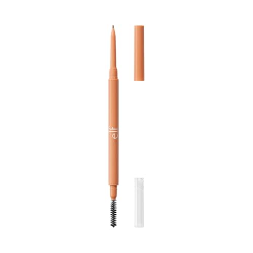 e.l.f. Micro-Fine Brow Pencil Waterproof Brow Color & Spoolie For Shaping Brows & Creating A Feathered Natural-Looking Finish Vegan & Cruelty-Free Auburn