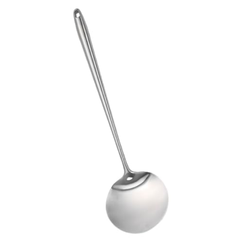 LEDMOMO ステンレス製中華鍋用炒め 耐錆 耐久性 高耐熱長柄設計 滑らかな丸縁で鍋傷けにくい キッチン家 ホテル 飲食店適用 収納便利な吊り