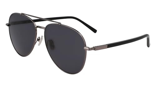 Ferragamo Sf316S Occhiali Da Sole, Dark Rutenium/Grey, 61 Unisex-Adulto