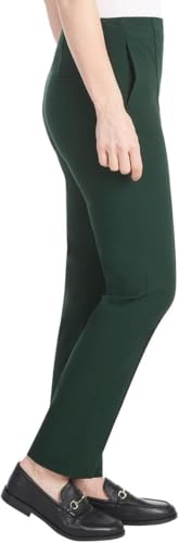 Image of Hilary Radley Women's Ponte Pull-On Mid Rise Slim Leg Pants