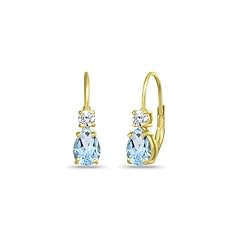 Blue Topaz - Yellow Gold