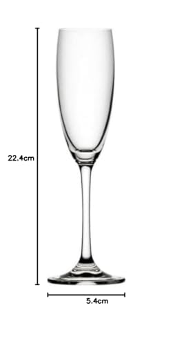 Utopia Nile Flute Glass 6oz / 170ml, R242107-00000-B01006, Pack of 6, Transparent - Image 3