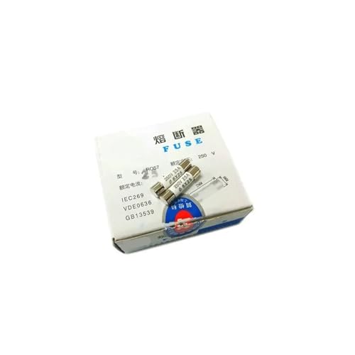 Kit de fusibles cerámicos rápidos 6x25mm 250V SHIHUANI, 10 piezas, amperajes variados miniatura 2