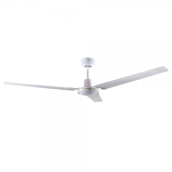 Bilake Ventilador de Techo Industrial 142 cm Grande económico sin luz para Exterior terraza en Color Blanco, Negro y Diferentes mandos