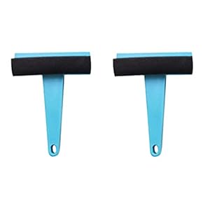 Angoily 2Pcs Venster Zuigmond Window Scrubber Auto Voorruit Spons Zuigmond Badkamer Spiegel Ruitenwisser Window Cleaning…