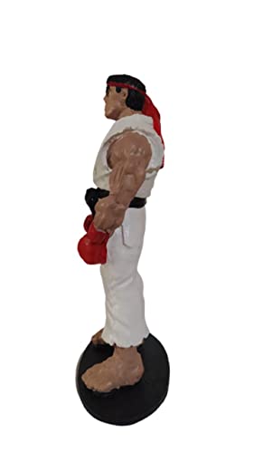 Boneco Street Fighter Ryu Allipe Estátua Resina 18CM