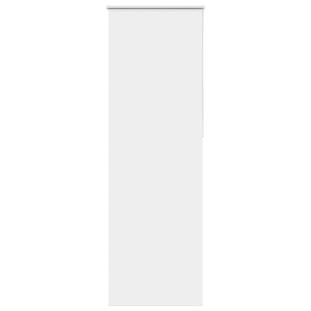 vidaXL Estor Enrollable Opaco Blanco 80x210 cm Tela Ancho 75,​7 cm, Estor Día y Noche, Cocina