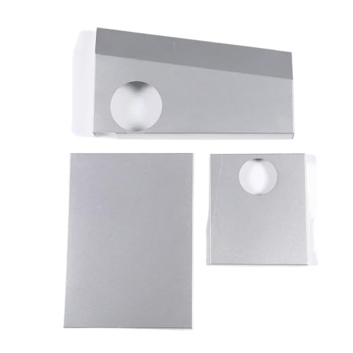 Cubierta de caja de fusibles de aluminio plata para Chevrolet Corvette C7 2014-2019