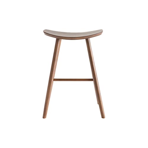 Sgabelli Da Bar In Noce H65 Cm (Set Di 2) Demory - 2