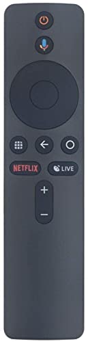 LOHAYA Bluetooth Voice Remote Compatible with Xiaomi Mi TV Box S Remote Control with Netflix & Live Function