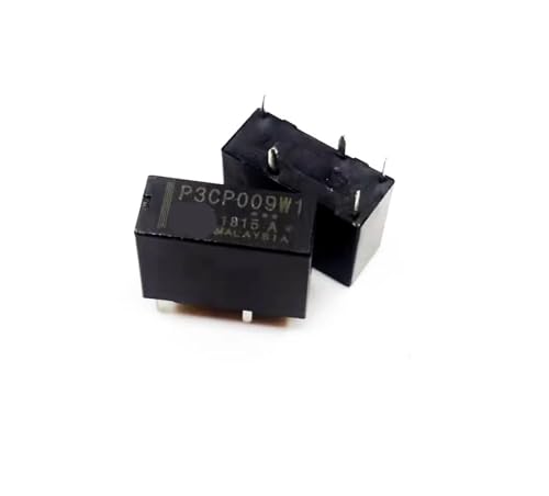 Relais 12V P3CP009W1 à 5 broches DC12V pour circuits imprimés, lot de 10 pièces