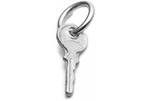 Key 925 Sterling Silver Charm Pendant