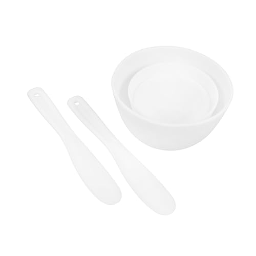 HOODANCOS シリコンフェイスマスクボウル 点 大 中 小ボウル 棒 スキンケア用 サロンマスクボウル シンプルデザイン にも