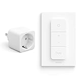  Philips Hue Pack avantagé avec 1 prise intelligente Hue pour les Pays-Bas et l\'UE (type F) et 1 Variateur de lumiere Hue - Hue Accessories
