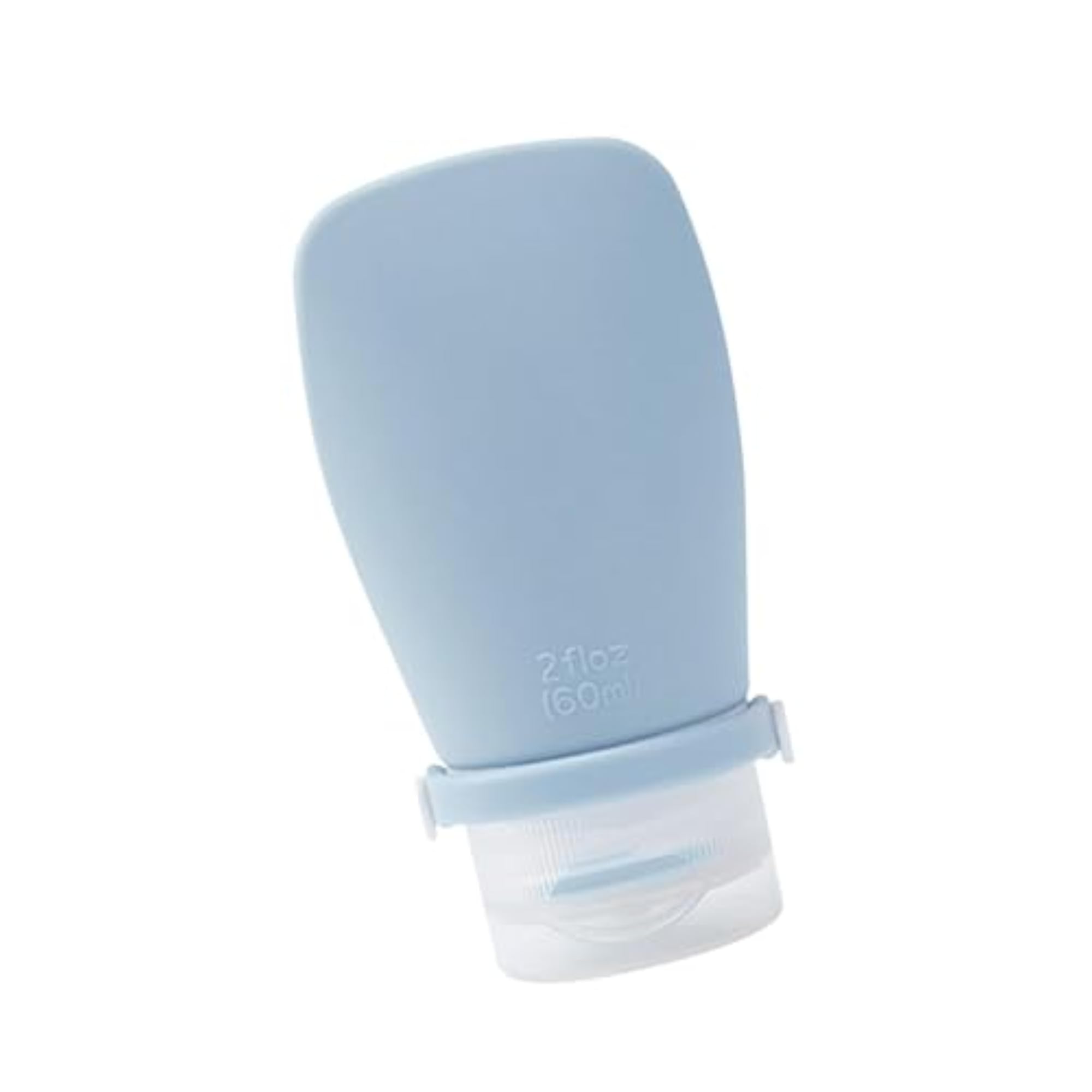 60ml Squeezable Travel Dispenser Bottle, Gray Blue