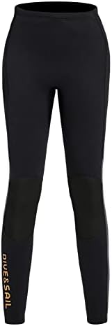 Heavyoff Wetsuit Pants Women Men 3mm Neoprene High Waisted Snorkeling Leggings for Surfing Swimming Snorkeling
