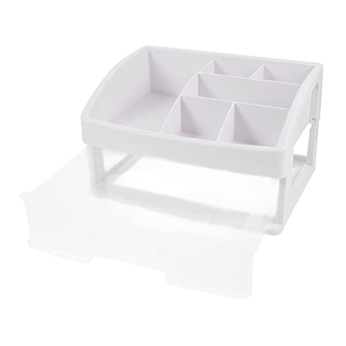 TOVINANNA 箱 デスクトップ収納ボックス makeup box make up box 小さな収納ケース コスメティックオーガナイザー デスクトップオーガナイザー プラスチック