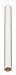 CoorsTek 66315-C-36.0000 Mullite Process Tube, Closed one end, 1" OD, 36" L