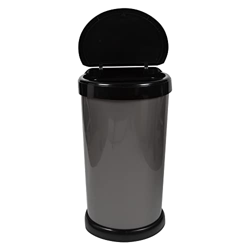 42L Moda Touch Top Bin - Grey